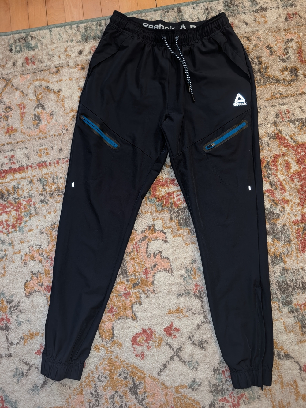 Reebok Women's Navy Blue Performance Jogger Pants Tech Light
